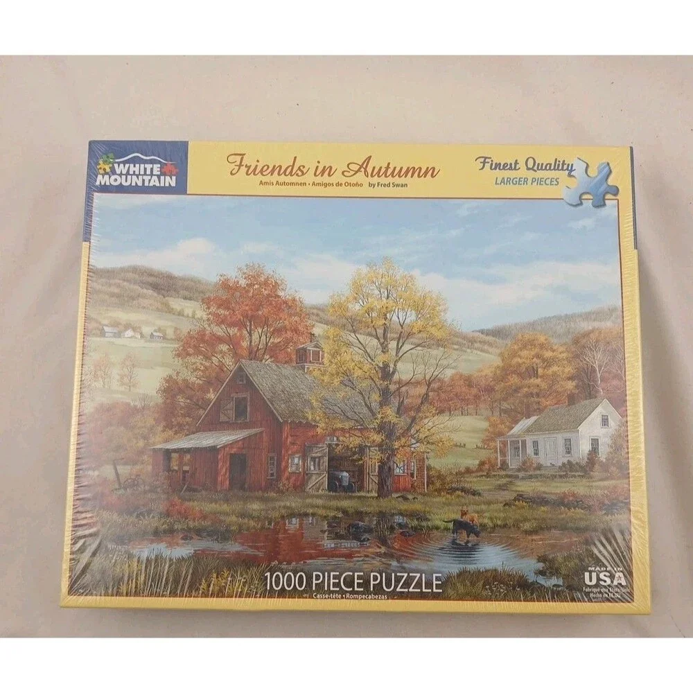 White Mountain 1000 PC Jigsaw Puzzle-
